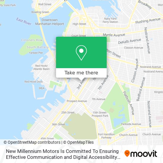 New Millennium Motors Is Committed To Ensuring Effective Communication and Digital Accessibility To map