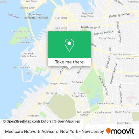 Medicare Network Advisors map