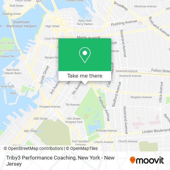 Mapa de Triby3 Performance Coaching