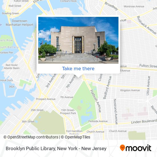 Mapa de Brooklyn Public Library