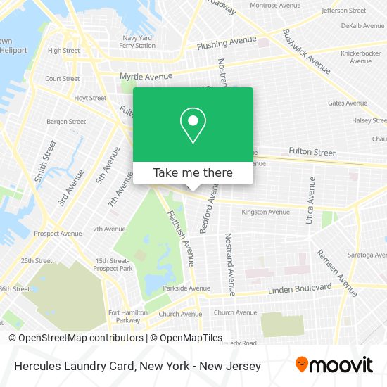 Mapa de Hercules Laundry Card