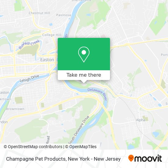 Champagne Pet Products map