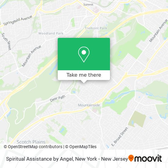 Spiritual Assistance by Angel map