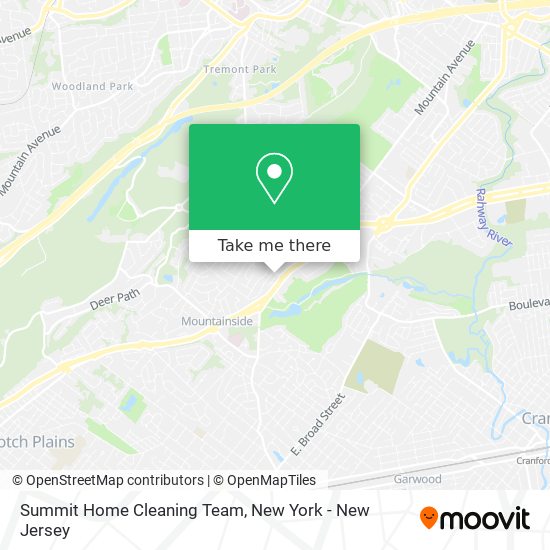 Summit Home Cleaning Team map