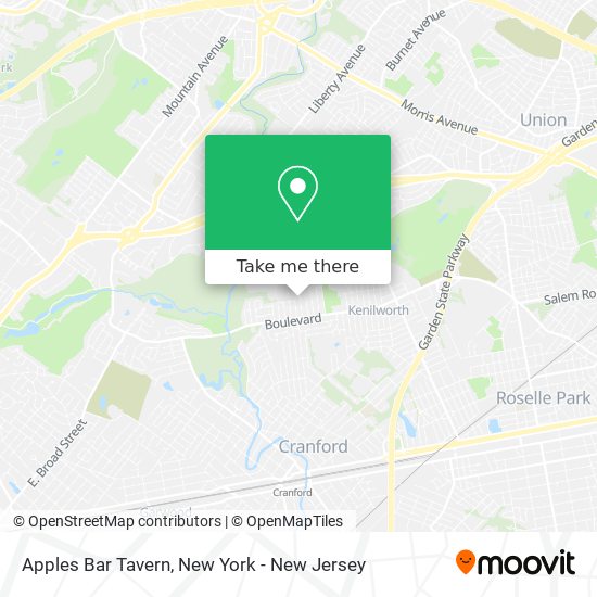 Mapa de Apples Bar Tavern