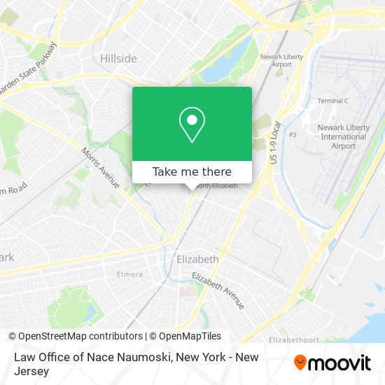 Mapa de Law Office of Nace Naumoski
