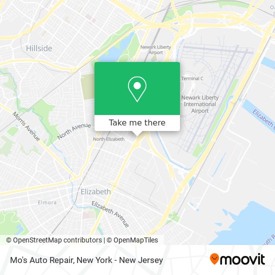 Mo's Auto Repair map