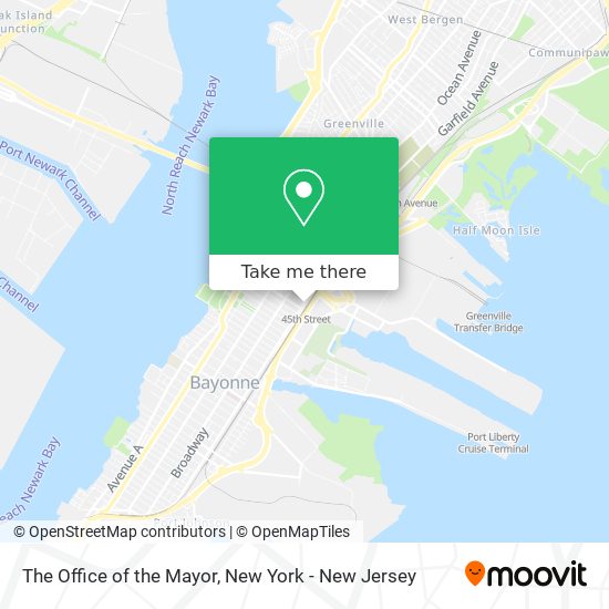 The Office of the Mayor map