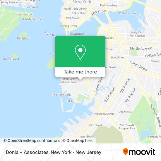 Donia + Associates map