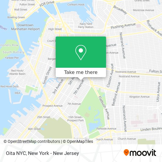 Oita NYC map