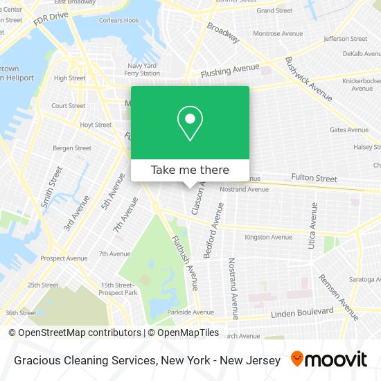 Gracious Cleaning Services map