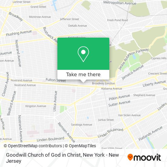 Mapa de Goodwill Church of God in Christ