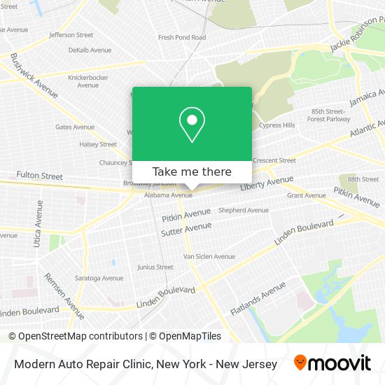 Mapa de Modern Auto Repair Clinic