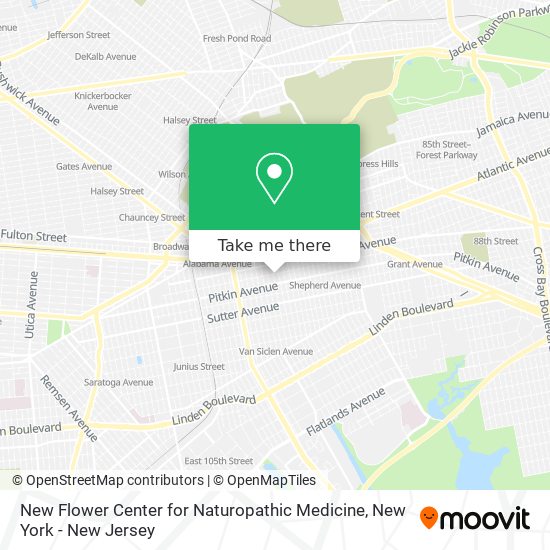 New Flower Center for Naturopathic Medicine map