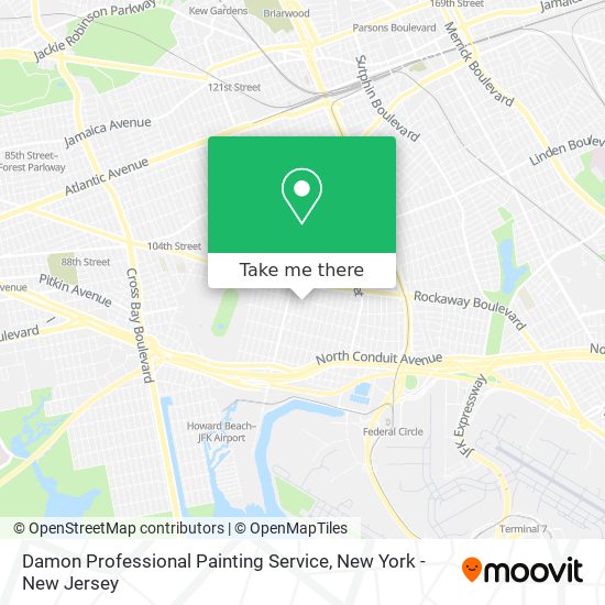 Damon Professional Painting Service map