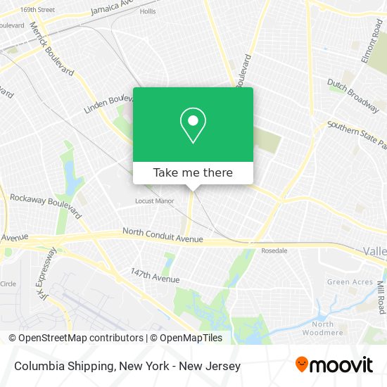 Mapa de Columbia Shipping