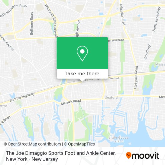 Mapa de The Joe Dimaggio Sports Foot and Ankle Center