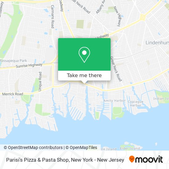 Parisi's Pizza & Pasta Shop map