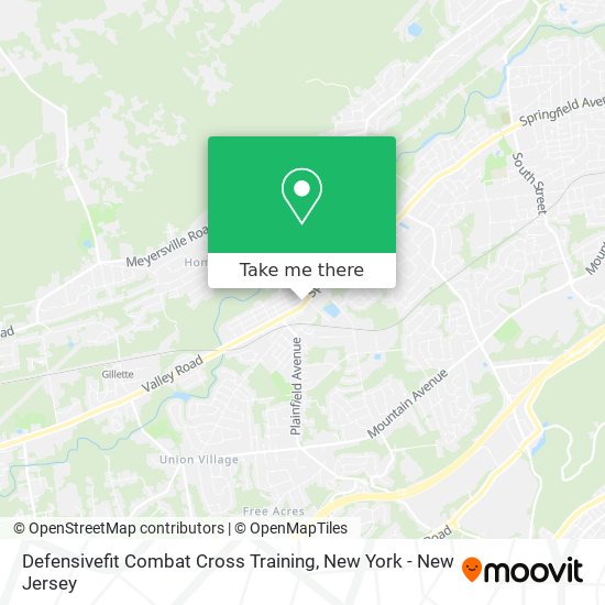 Defensivefit Combat Cross Training map