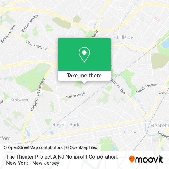 The Theater Project A NJ Nonprofit Corporation map