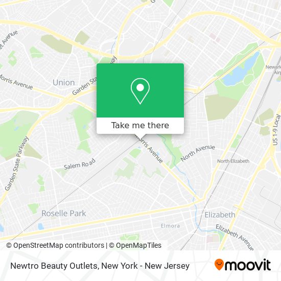 Newtro Beauty Outlets map