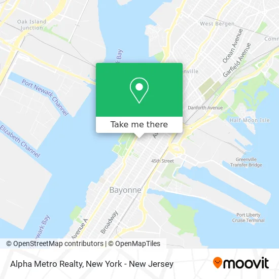 Alpha Metro Realty map