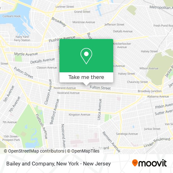 Bailey and Company map