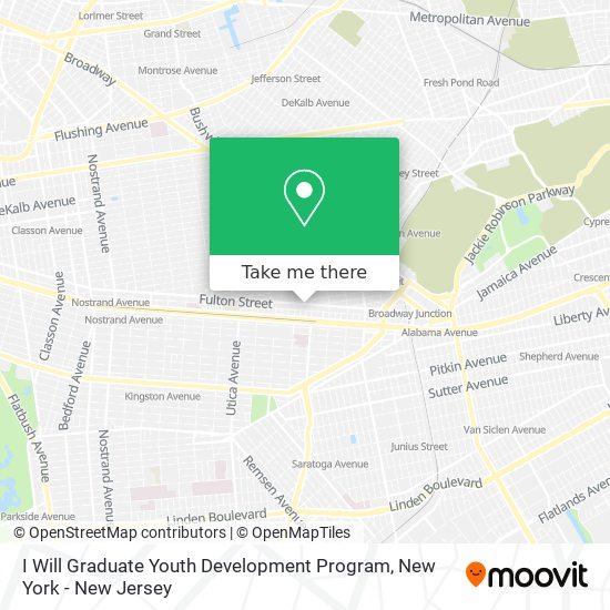 Mapa de I Will Graduate Youth Development Program