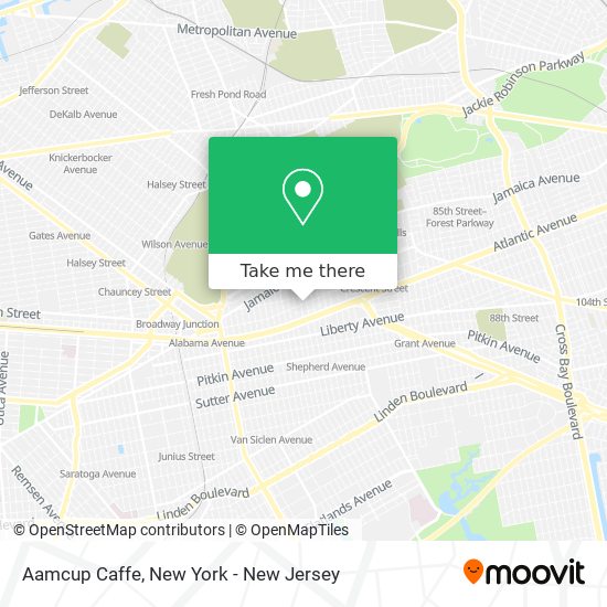 Mapa de Aamcup Caffe