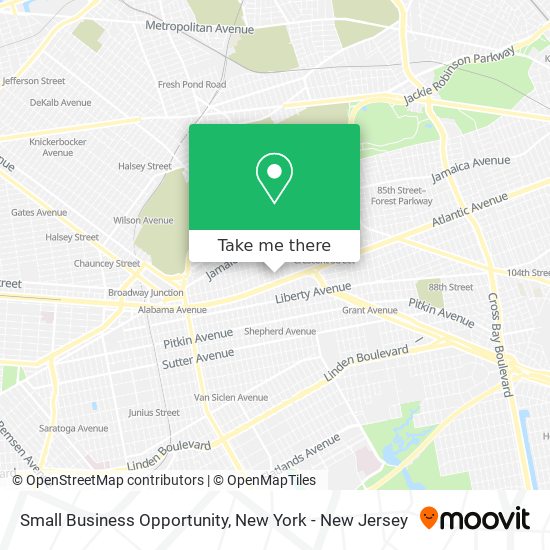 Small Business Opportunity map