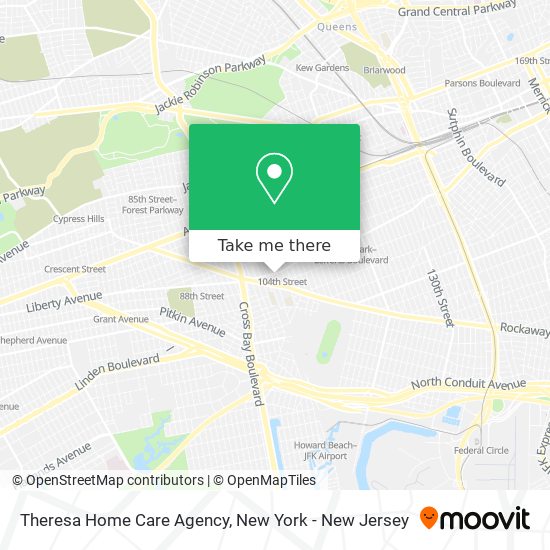 Theresa Home Care Agency map