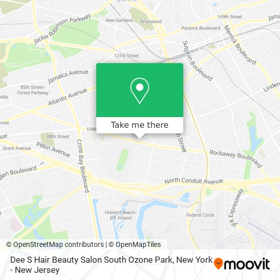 Mapa de Dee S Hair Beauty Salon South Ozone Park