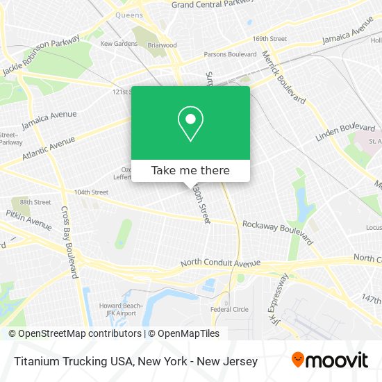 Mapa de Titanium Trucking USA