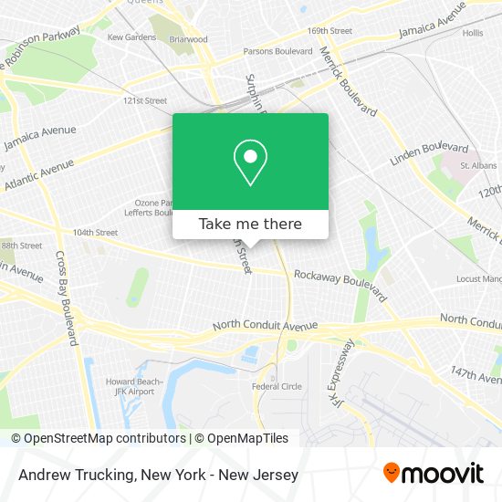 Andrew Trucking map