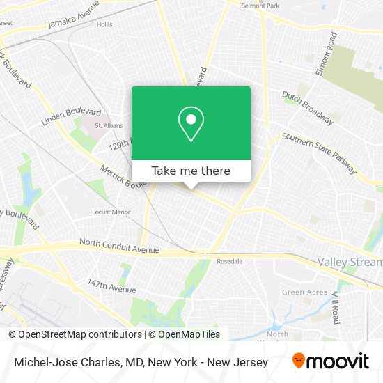 Michel-Jose Charles, MD map