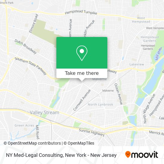 Mapa de NY Med-Legal Consulting