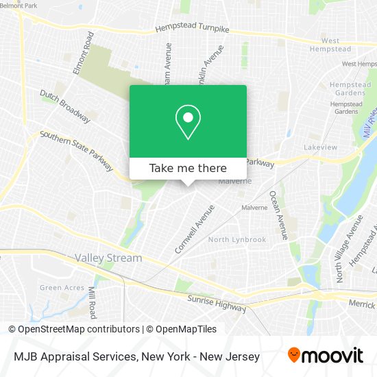 MJB Appraisal Services map