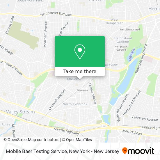Mapa de Mobile Baer Testing Service