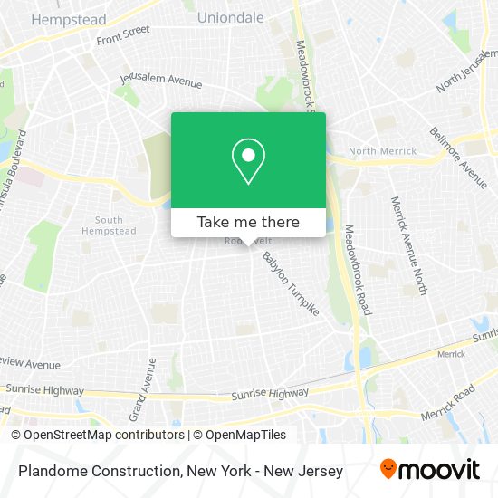 Plandome Construction map