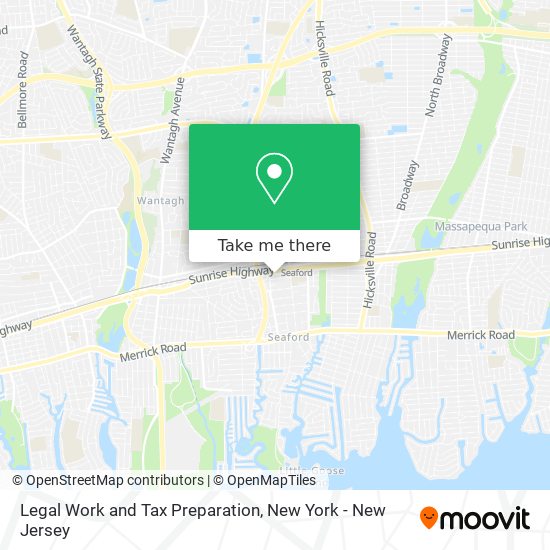 Legal Work and Tax Preparation map