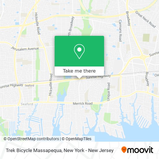 Mapa de Trek Bicycle Massapequa