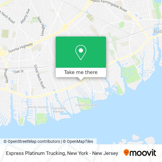 Mapa de Express Platinum Trucking