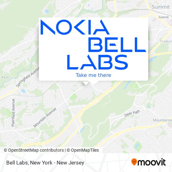 Mapa de Bell Labs