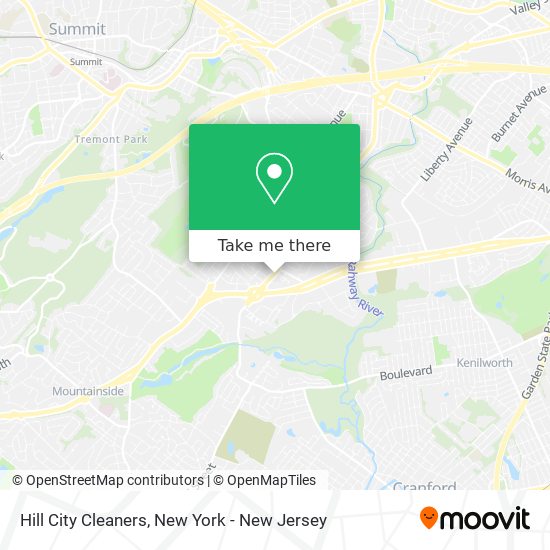 Hill City Cleaners map