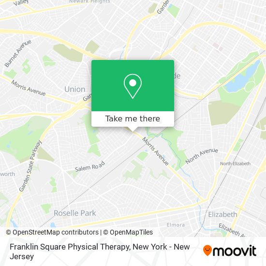 Franklin Square Physical Therapy map