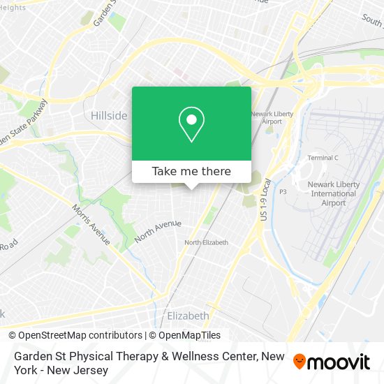 Mapa de Garden St Physical Therapy & Wellness Center