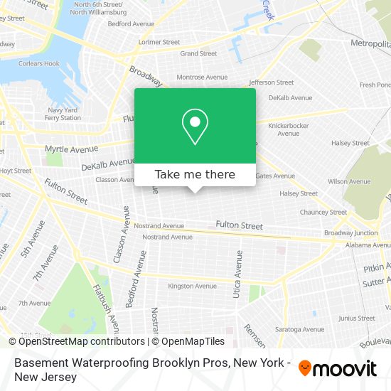 Mapa de Basement Waterproofing Brooklyn Pros