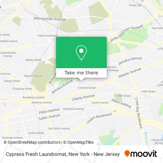 Cypress Fresh Laundromat map