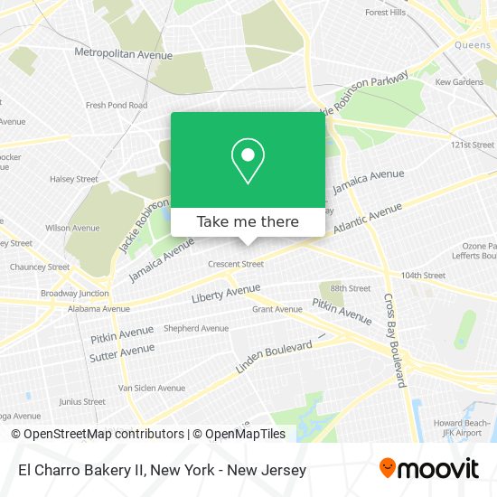 El Charro Bakery II map