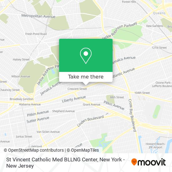 Mapa de St Vincent Catholic Med BLLNG Center